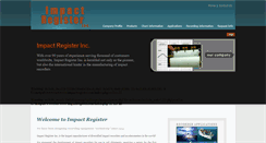 Desktop Screenshot of impactregister.com