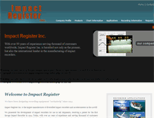 Tablet Screenshot of impactregister.com